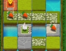 地形を動かしてゴールまでの道を作るパズルゲーム バニー クエスト