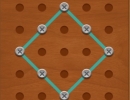 線を動かしてお手本通りの図形を作るパズルゲーム ライン パズル
