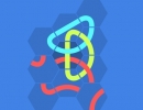 パネルを入れ替えて図形を完成させるパズルゲーム Knot
