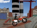 デコボコ道を乗り越えていくバイクゲーム ダートバイク エクストリーム スタント