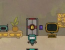 仲間ロボに電気を分け与える探索ゲーム LOVOT