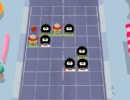 キャンディーを投げて敵を倒していくゲーム Om Nom Bounce