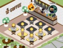 コーヒーショップのお店を経営する放置ゲーム アイドル コーヒービジネス