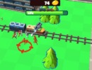 列車でゾンビを撃退していく防衛アクションゲーム トレイン アドベンチャー
