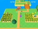 作物を育てて土地を広げていくゲーム ファームランド