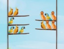 同じ種類の鳥を移動させていくパズルゲーム バード ソート パズル