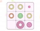 同じ色の輪っかを消していくパズルゲーム マッチ ザ カラー