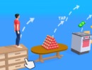 キャラを跳ねさせてゴールを目指すゲーム ホーム フリップ