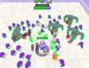 密集した敵を倒して進んでいくゲーム ハイパー ナイト