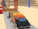 障害物を乗り越えてゴールを目指すカーゲーム オブスタクル レース