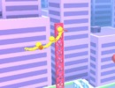 ジャンプをしていきゴールに入っていくゲーム フリップド チェイン ダンク