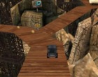 崖に落ちそうな細い道をトラックで走るゲーム 4x4 Gclass