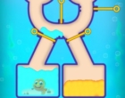 ピンを抜いて魚に水を送るパズルゲーム フィッシュダム オンライン