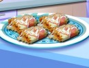 チキンラザニア ロールアップ