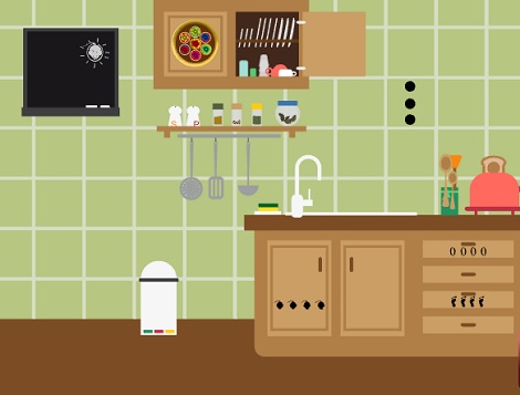 Dazzling Kitchen Door Escape