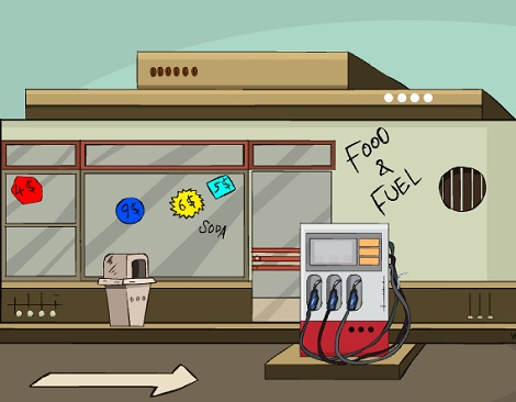 Genie Petrol Station Rescue