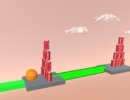 クリックで橋を作ってボールを誘導するゲーム ドロー ブリッジ