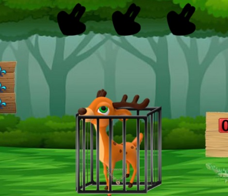 Escape Of The Deer In Enchanting Village