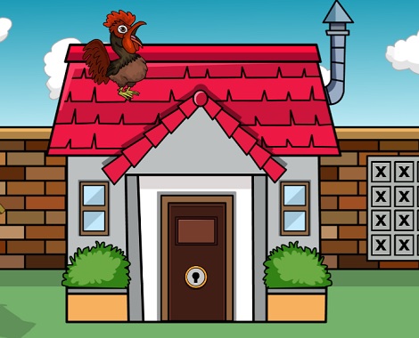 Cute Green Parrot Escape