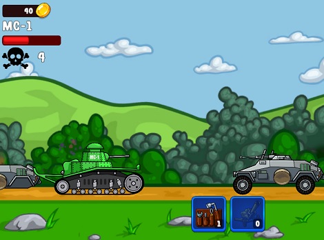 Tanks 2D: War and Heroes!