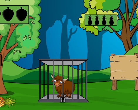 Forest Cute Yak Escape