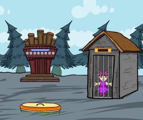 Beauty Girl Rescue From Forest House