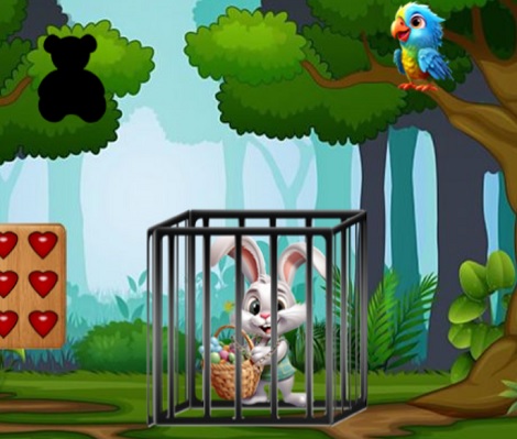 Rabbit Floral Escape