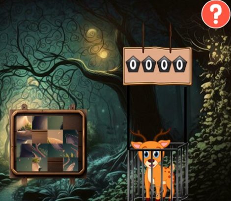 Moonlit Fawn Escape
