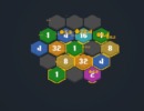 同じ数字のブロックをくっつけていくパズルゲーム ヘキサブロック 2048