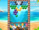 同じ色のバブルをぶつけて消していくパズルゲーム バビッツ