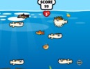 小さい魚を食べて体を大きくしていくゲーム フィッシュ フレンジー