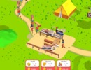 木を切って開拓していくシミュレーションゲーム Idle Lumber Mill