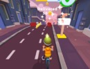 新聞を配達していくバイクゲーム ペーパーボーイ レース