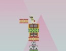 ブロックを積み上げていくミニゲーム クライミング ブロック