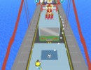ボールをゴールにシュートしていくゲーム キックサッカーヒーロー