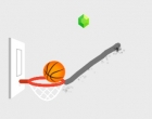 線を引いてバスケットボールをゴールに誘導するゲーム ダンク ライン 2