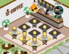 コーヒーショップのお店を経営する放置ゲーム アイドル コーヒービジネス
